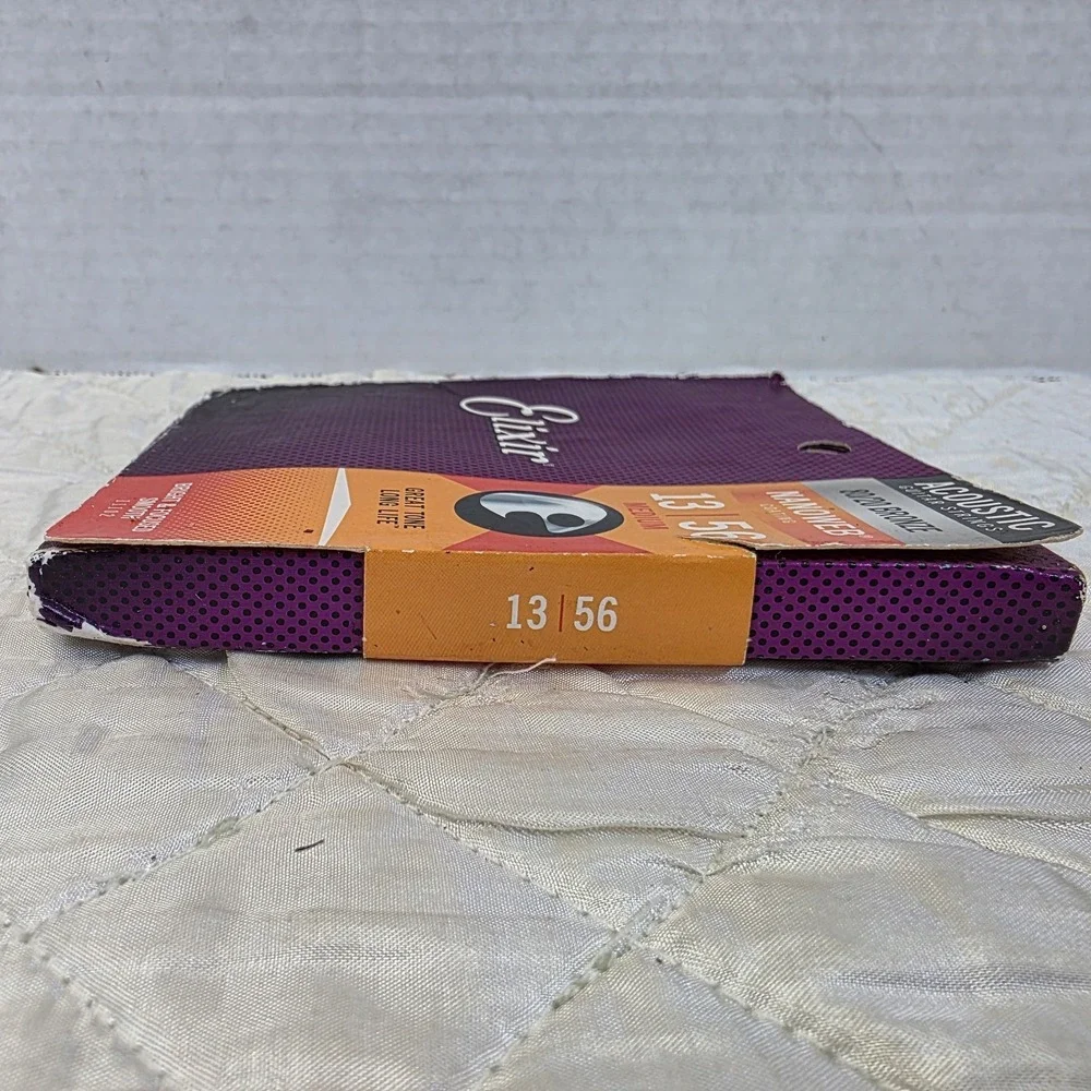 Elixir 80/20 Bronze‎ Acoustic Guitar Strings NANOWEB Medium .013-.056